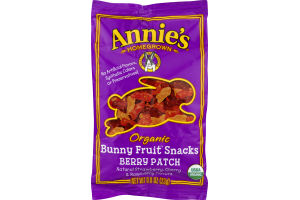 Annie's Homegrown Organic Bunny Fruit Snacks Berry Patch