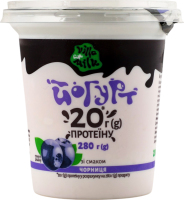 Йогурт 1% обогащенный белком с наполнителем Черника Villa Milk ст 280г
