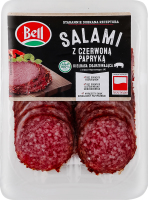 Ковбаса Bell Cалямі з папрікою с/к в/с нарізка
