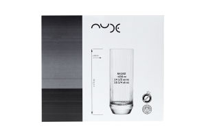 Стакан для воды d66мм 430мл №64162 Big Top Nude 6шт