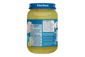 Пюре рыбно-овощное для детей от 6мес стерилизованное Рыба с картофелем, цукини и брокколи Gerber с/б 190г