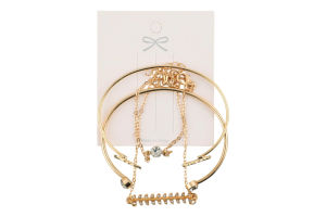 Браслет метал під золото FHF25618M18