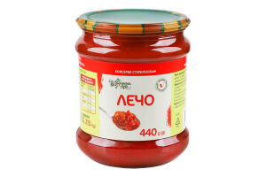 Конс Лечо Українська Зірка 440 г скл. /СКО