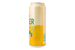 Пиво специальное 480мл 3.5% светлое пастеризованное Лимон и мята Radler Львівське ж/б