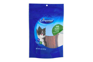 Companion Jerky Strip Dog Treats Duck