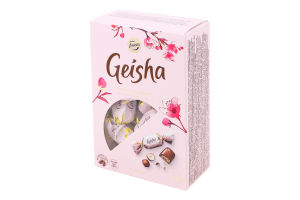 Цукерки з тертим горіхом в молочному шоколаді Geisha Fazer к/у 150г
