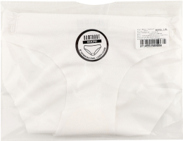 Труси-бікіні жіночі білі 95%бавовна 5%еластан р.S/M/L/XL 39635 Домінант