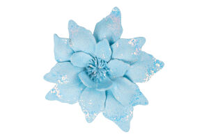 Підвіска новорічна Різдвяник синя 16см КМ