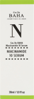 Сироватка для обличчя протизапальна для жирної шкіри Niacinamide Cos De Baha 30мл