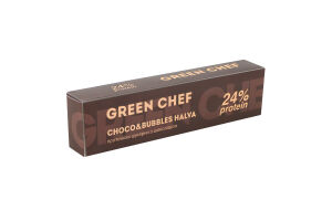Конфеты протеиновые с шоколадом с подсластителями Choco&Bubbles halva Green Chef к/у 36г