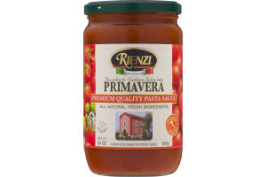 Rienzi Primavera Premium Quality Pasta Sauce