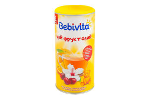 Чай для детей от 6мес быстрорастворимый фруктовый Bebivita тубус 200г