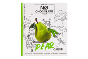Шоколад кэробовый с грушей SmartChocolate к/у 35г
