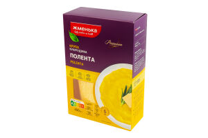 Крупа кукурудзяна шліфована №5 Полента Premium Жменька к/у 450г
