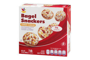 Ahold Bagel Snackers Three Cheese - 18 CT