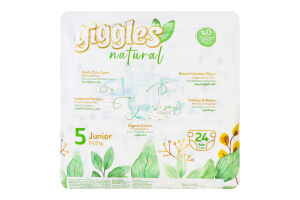 Підгузки Нейча юніор 5 11-25кг 24шт Гіглс