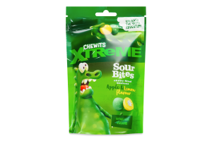 Цукерки Chewits Xtreme Sour Bites Apple жувальні