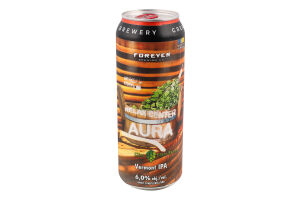 Пиво Relax Center Aura Vermont IPA світле нефільтроване 6% 0,5л ж/б Forever