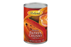 Roland Premium Papaya Chunks in Light Syrup