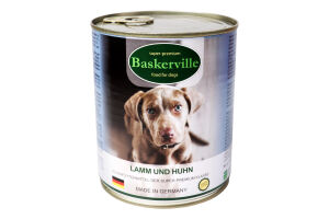 Корм для собак Baskerville ягненок и петух