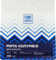 Кофе натуральный жареный в зернах для фильтра Мытая Колумбия Funt Coffee м/у 250г