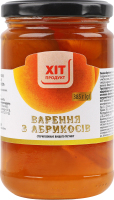 Варенье из абрикосов без косточки стерилизованное Хіт Продукт в/с с/б 385г