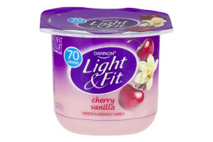 Dannon Light & Fit Nonfat Yogurt Cherry Vanilla