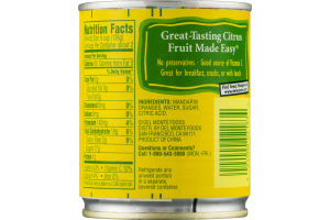 Del Monte Mandarin Oranges In Light Syrup