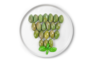 Оливки зеленые с косточкой  