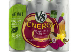 V8 + Energy Raspberry Vanilla - 6 PK