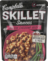 Campbell's Skillet Sauces Bacon Cheddar Beef