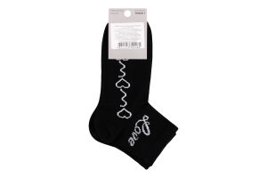 Шкарпетки жін Premier socks Економ Love чор р23-25