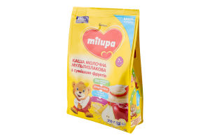 Каша молочна для дітей від 7міс суха мультизлакова з сумішшю фруктів Milupa м/у 210г