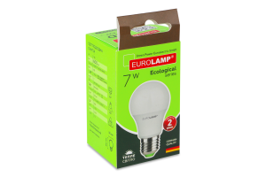 Лампа світлодіодна 7W E27 3000K Ecological Eurolamp 1шт