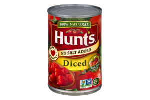 Hunt's Tomatoes 100% Natural Diced No Salt Added