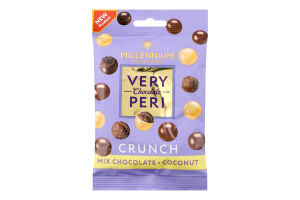 Драже Crunch в молочном и белом шоколаде с кокосом Very Peri Millennium м/у 80г