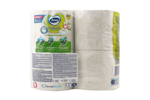 Папір туалетний 3-х шаровий Ромашка Deluxe 4шт