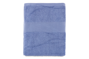 Рушник синій махровий з бордюром 50*90см 400г/м2 ГМ Текстайл