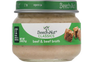 Beech-Nut Classics Stage 1 Beef & Beef Broth