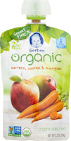 Gerber Organic Baby Food Carrots, Apple & Mangoes