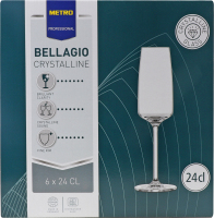 Бокалы для шампанского 240мл №124210 Bellagio Metro Professional 6шт