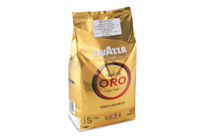 Кофе натуральный жареный в зернах Qualita Oro Lavazza м/у 1кг