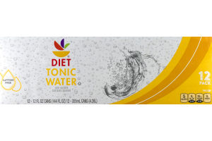 Ahold Diet Tonic Water Caffeine Free - 12 CT
