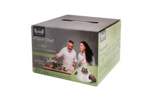 Каструля Prime Chef 1,9л з скляною кришкою 16см Krauff