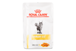 Корм д/дорослих котів Урінарі при сечокам"яній хворобі шматочки в соусі 85г пауч Роял Канін