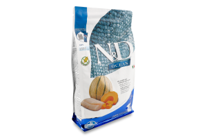 Корм д/цуценят дрібних порід N&D беззерновий з тріскою та динею сухий 800г Farmina