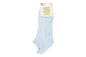 Шкарпетки підліткові однотонні з 3Д язичком занижені р.20-24 Premier Socks