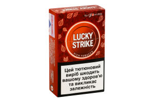 Изделие табакосодержащее для электрического нагревания с фильтром Lucky Strike Rich Tobacco 20шт