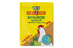 Бульйон "Курячий" з кропом та петрушкою в стіках 10г*25пак /ЕКО/