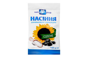 Насіння соняш. Еврогруп 100 г підсолене
